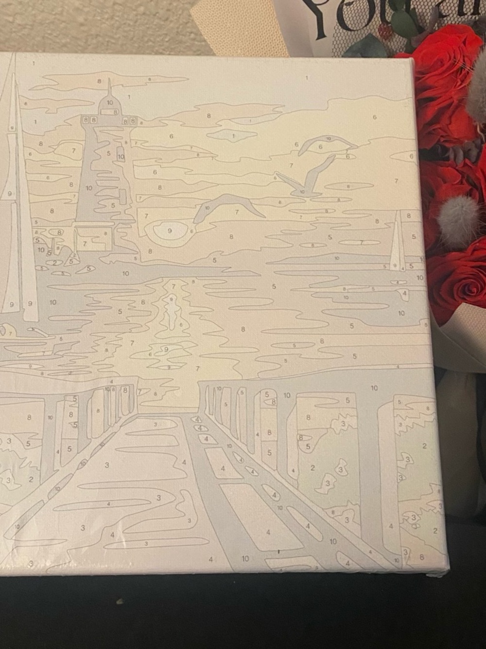 Paint‎ by numbers lighthouse